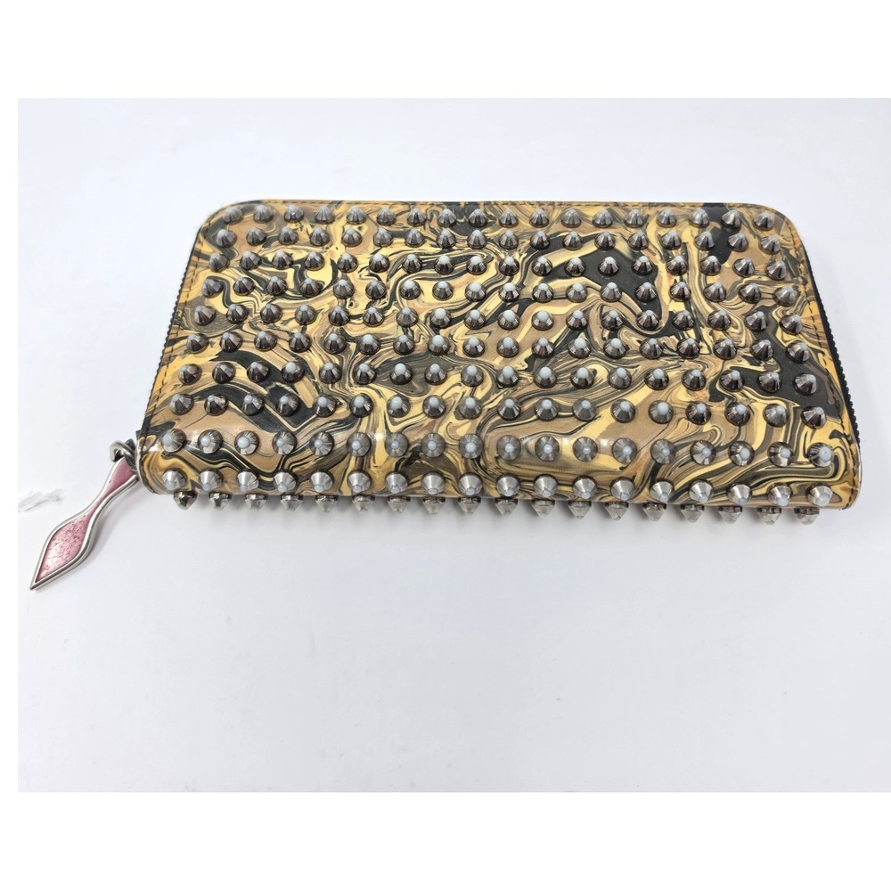 Christian Louboutin Panettone Spiked Long Zipper Wallet